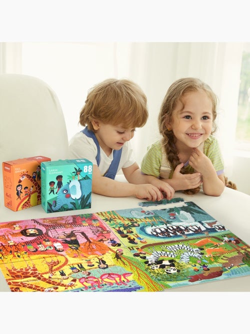 Puzzles évolutifs animaux - Kiabi