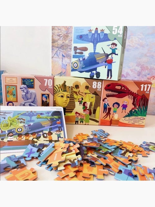 Puzzles évolutifs musée - Kiabi