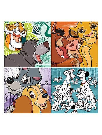 Puzzles progressifs de 12 à 25 pièces : Disney Classiques - Kiabi
