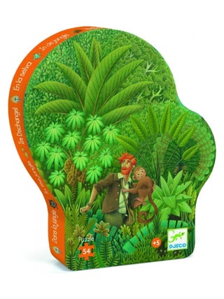 Puzzles silhouettes - Dans la jungle - 54 pièces