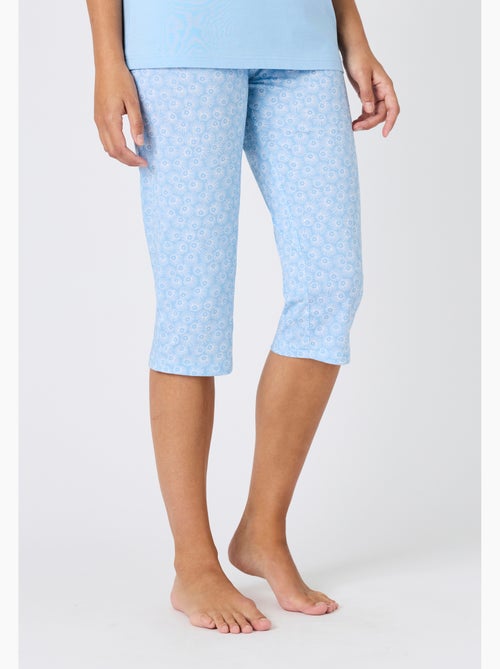 Pyjacourt fantaisie, maille jersey pur coton peigné - Damart - Kiabi