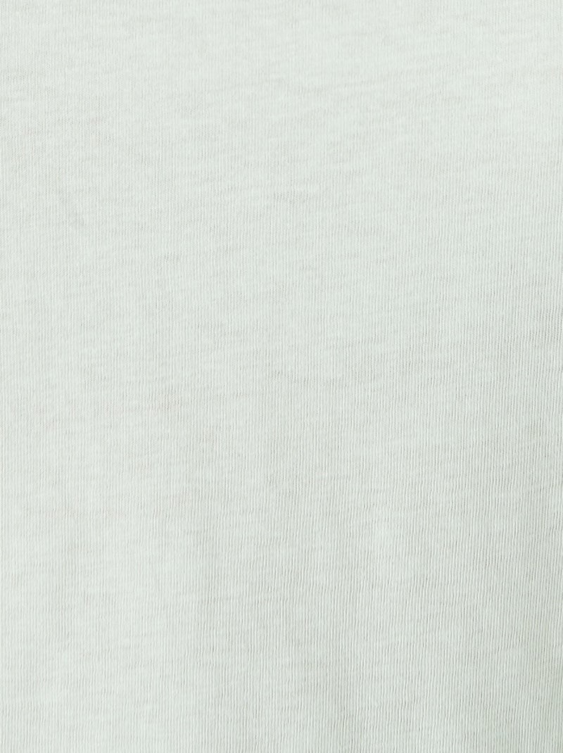 Pyjacourt fantaisie, maille jersey pur coton peigné - Damart Bleu - Kiabi