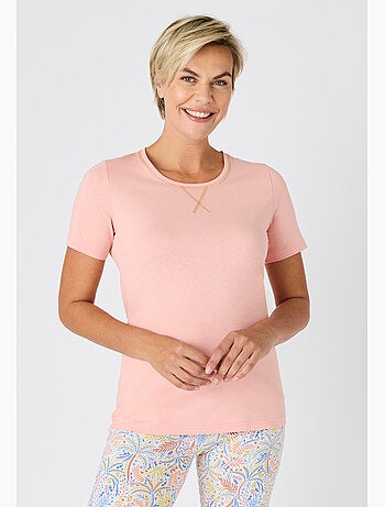 Pyjacourt fantaisie, maille jersey pur coton peigné - damart