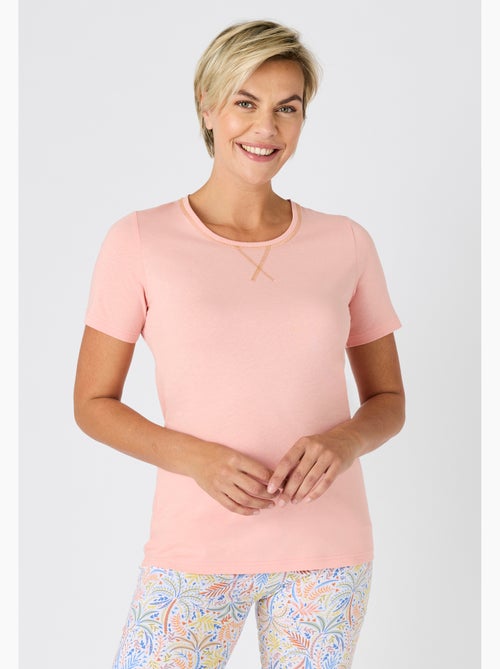 Pyjacourt fantaisie, maille jersey pur coton peigné - damart - Kiabi