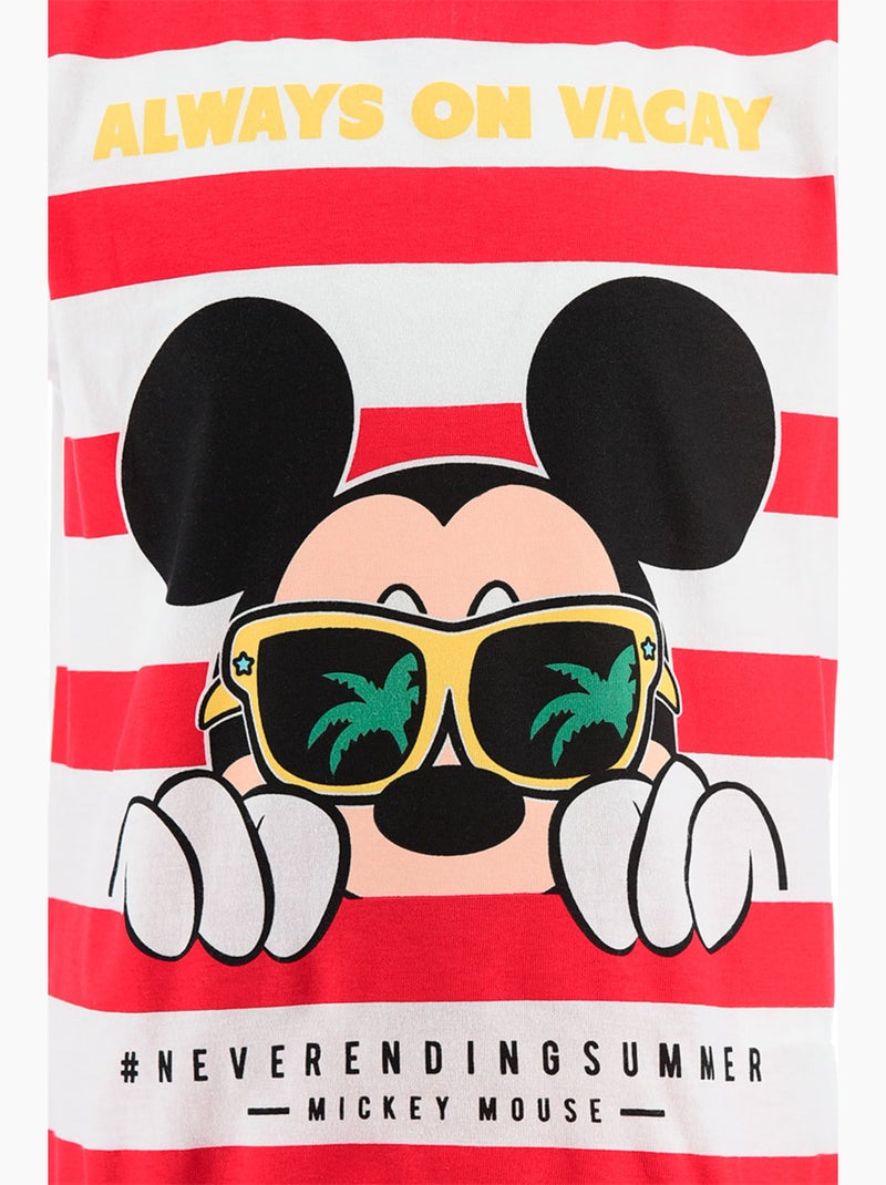 Pyjacourt Mickey Mouse  | Licence Officielle Rouge - Kiabi