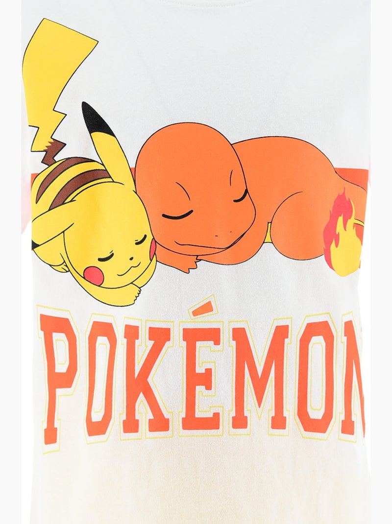 Pyjacourt Pokémon  | Licence Officielle Blanc - Kiabi