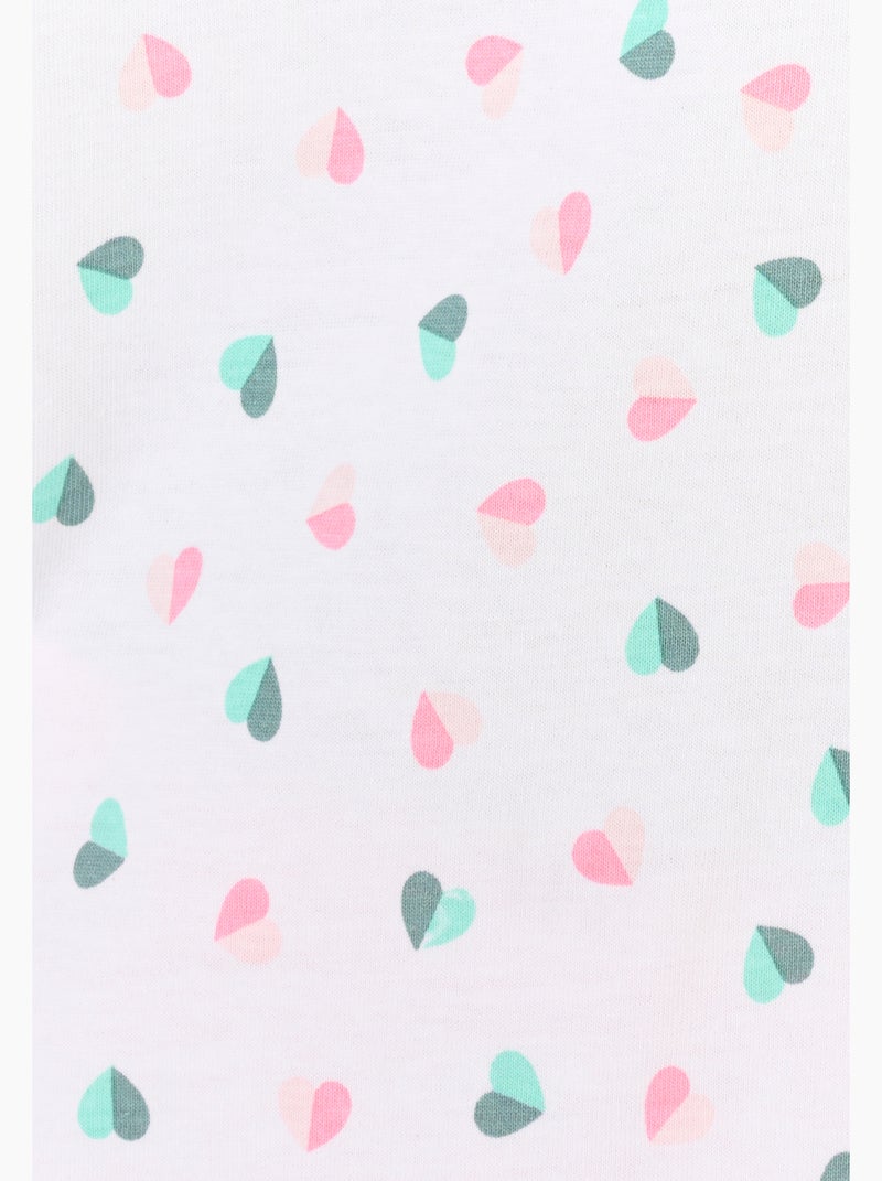 Pyjacourt pur coton peigné - Damart Rose - Kiabi
