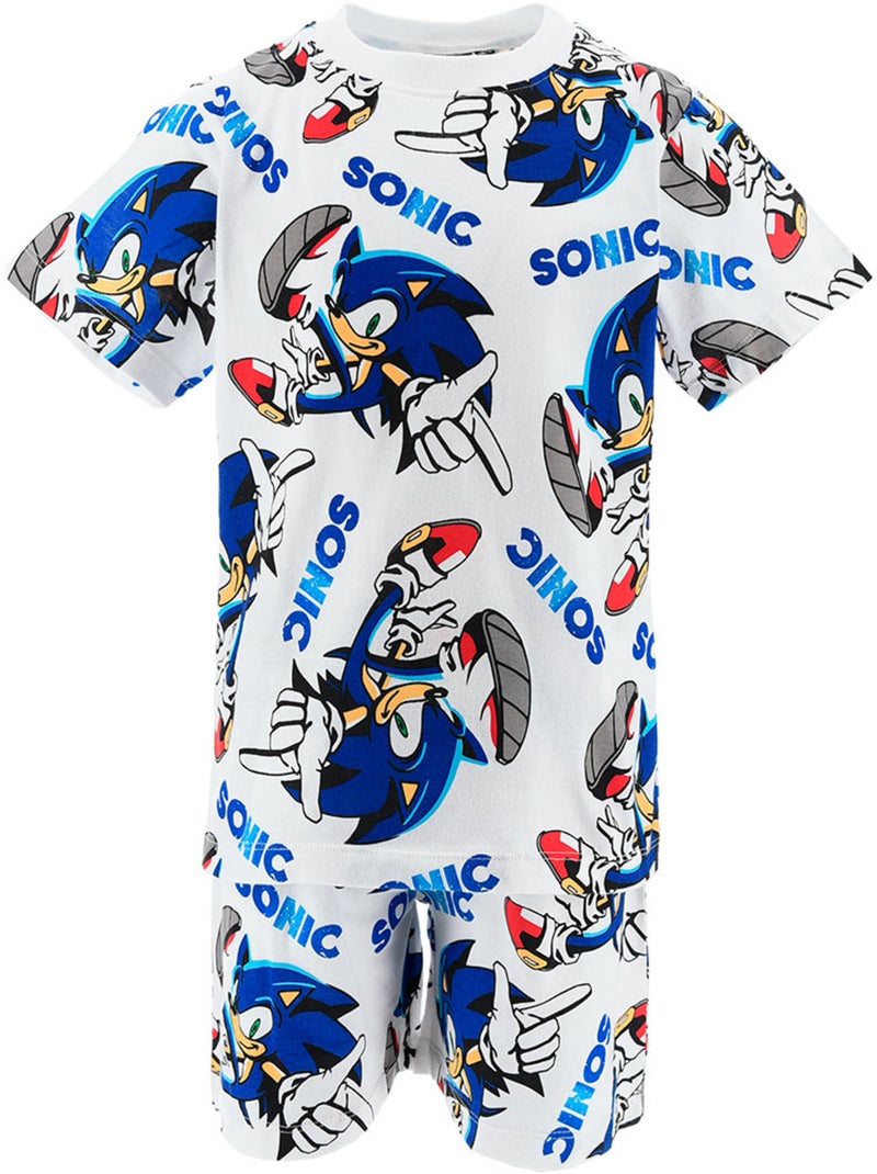 Pyjacourt Sonic  | Licence Officielle Blanc - Kiabi