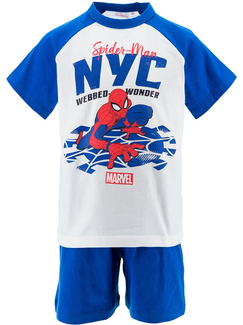 Pyjacourt Spider-Man  | Licence Officielle Blanc - Kiabi