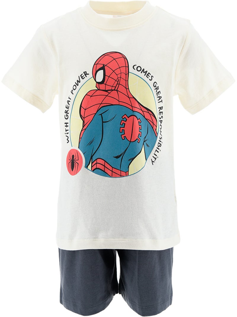Pyjacourt Spider-Man  | Licence Officielle Blanc - Kiabi
