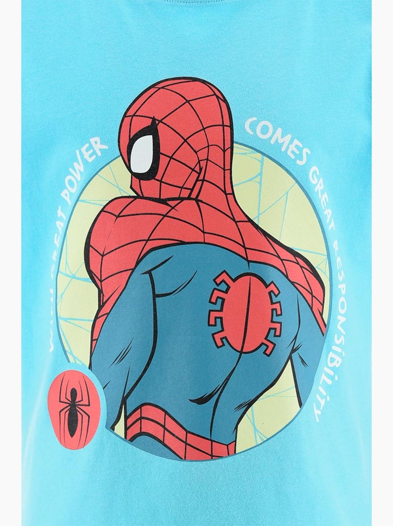Pyjacourt Spider-Man  | Licence Officielle Bleu turquoise - Kiabi
