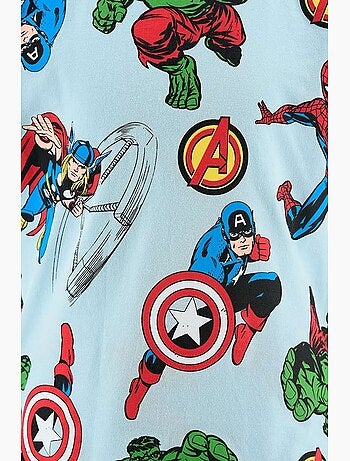 Pyjacourt T-Shirt + Short Avengers| Licence Officielle