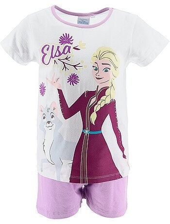 Pyjacourt T-Shirt + Short La Reine des Neiges | Licence Officielle
