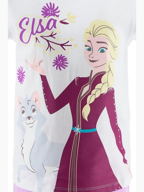 Pyjacourt T-Shirt + Short La Reine des Neiges | Licence Officielle - Kiabi