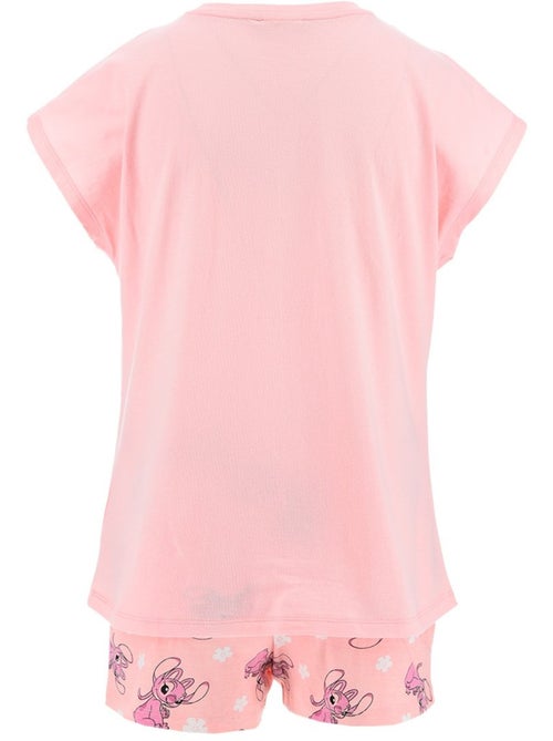 Pyjacourt T-Shirt + Short Lilo et Stitch | Licence Officielle - Kiabi