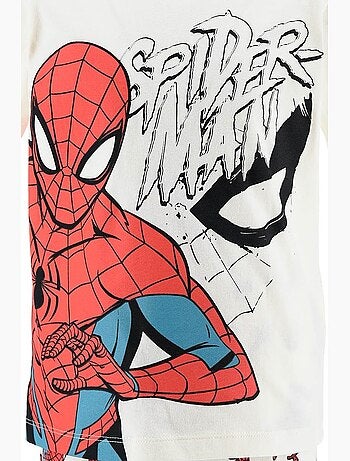 Pyjacourt T-Shirt + Short Spiderman| Licence Officielle
