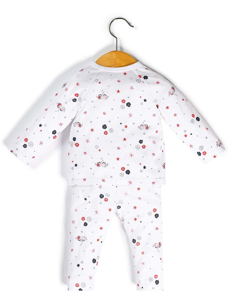 Pyjama - Terre de Marins Blanc - Kiabi