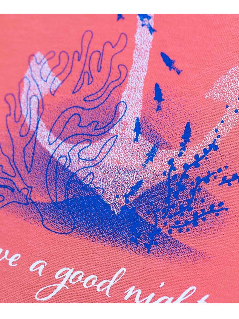 Pyjama - Terre de Marins Corail - Kiabi