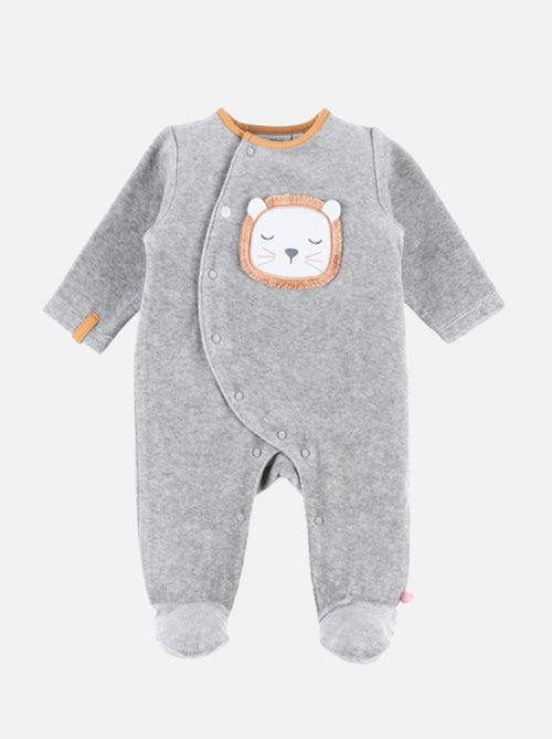 Pyjama 1-pièce Babou en velours, Noukie's - Kiabi