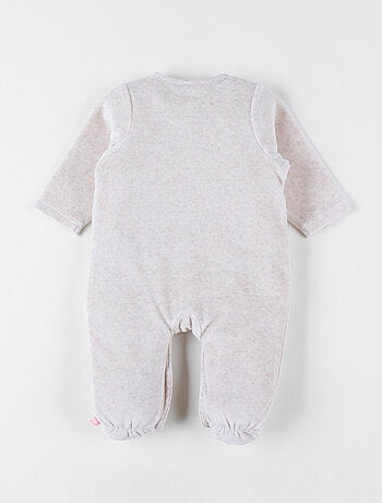 Pyjama 1 pièce en velours côtelé, lion Noukie's
