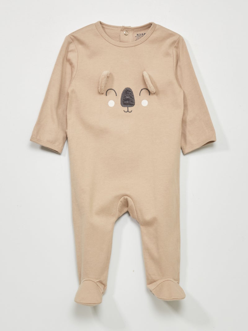 Pyjama 1 pièce imprimé Blanc - Kiabi