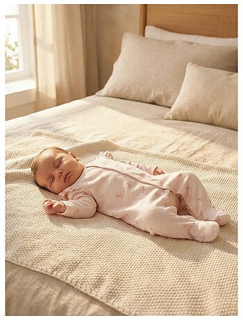 Pyjama 1 pièce imprimés libellules en velours, clair Noukie's