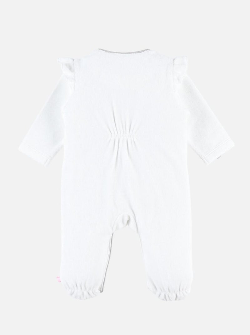 Pyjama 1-pièce Kendi en velours, Noukie's Blanc - Kiabi