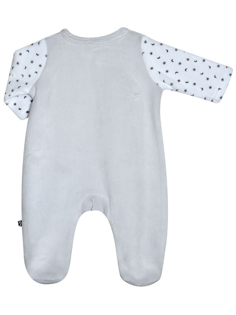 PYJAMA 1 PIECE NAISSANCE FILIPPO Gris - Kiabi