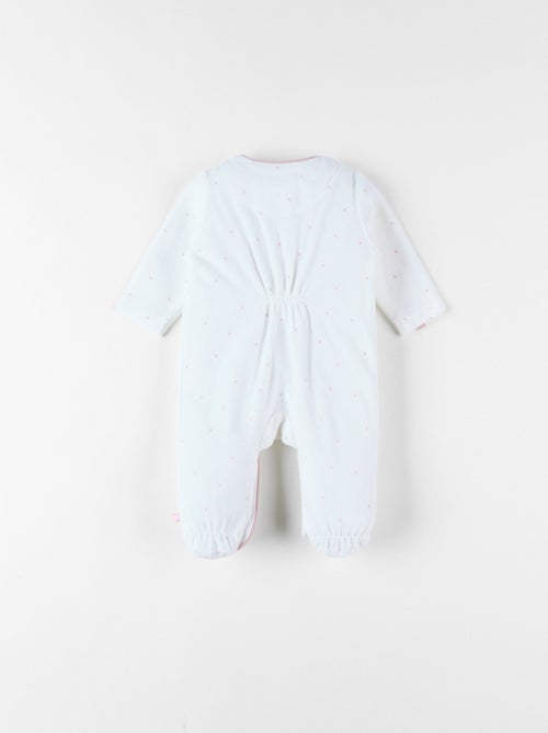 Pyjama 1 pièce Popsie en velours, Noukie's - Kiabi
