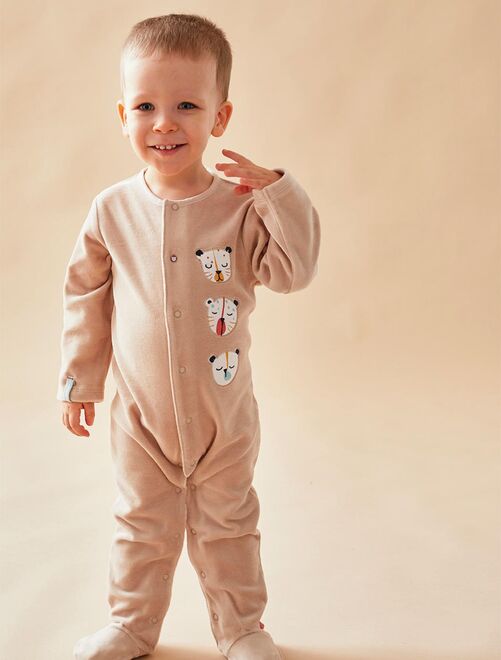 Pyjama bébé garçon en velours