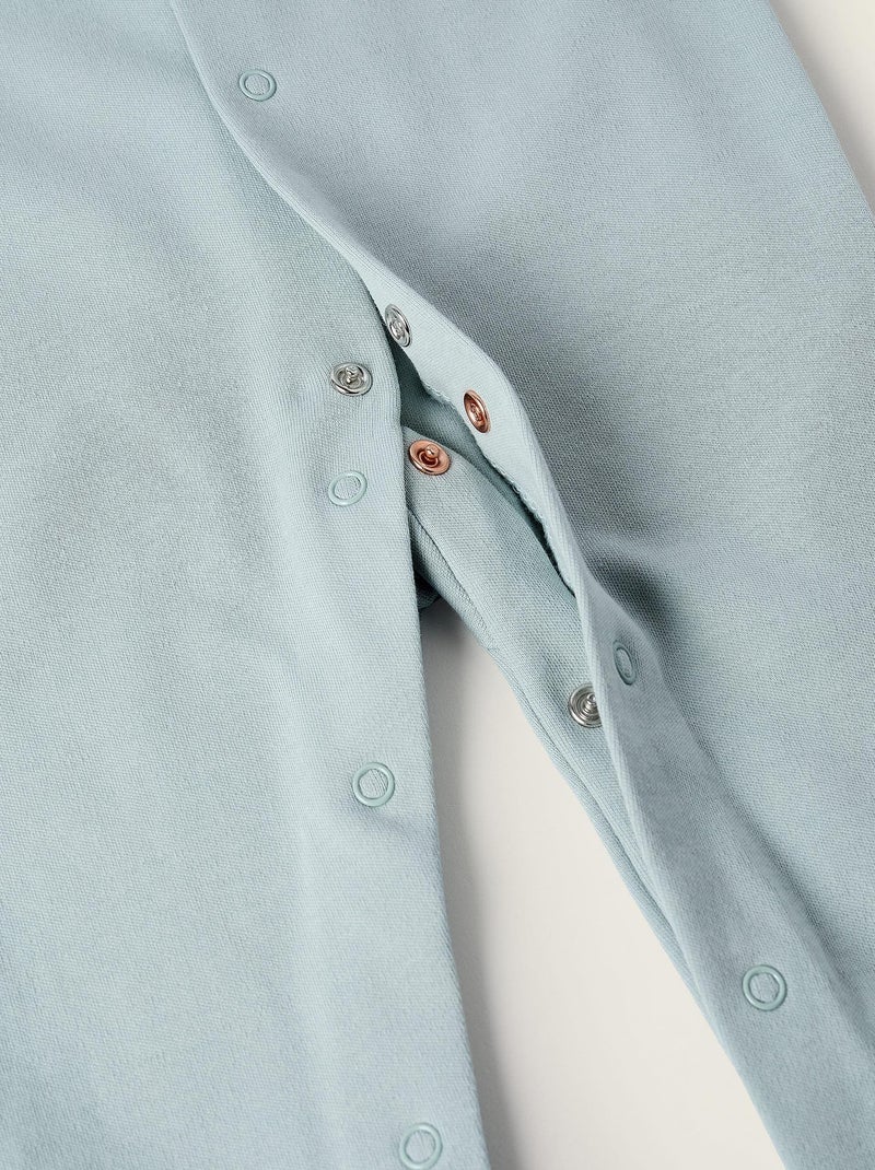 Pyjama 100% coton, avec impression Cute Forest Blanc Bleu - Kiabi