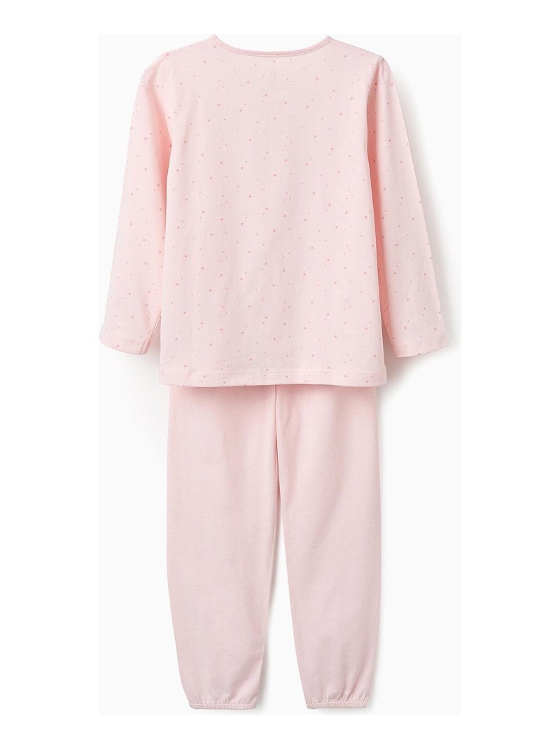 Pyjama 100% coton, avec motif LITERARY WORLD Rose clair - Kiabi
