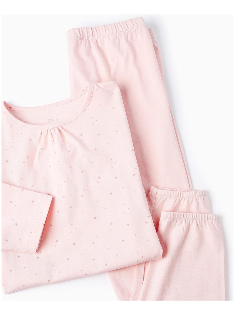 Pyjama 100% coton, avec motif LITERARY WORLD Rose clair - Kiabi