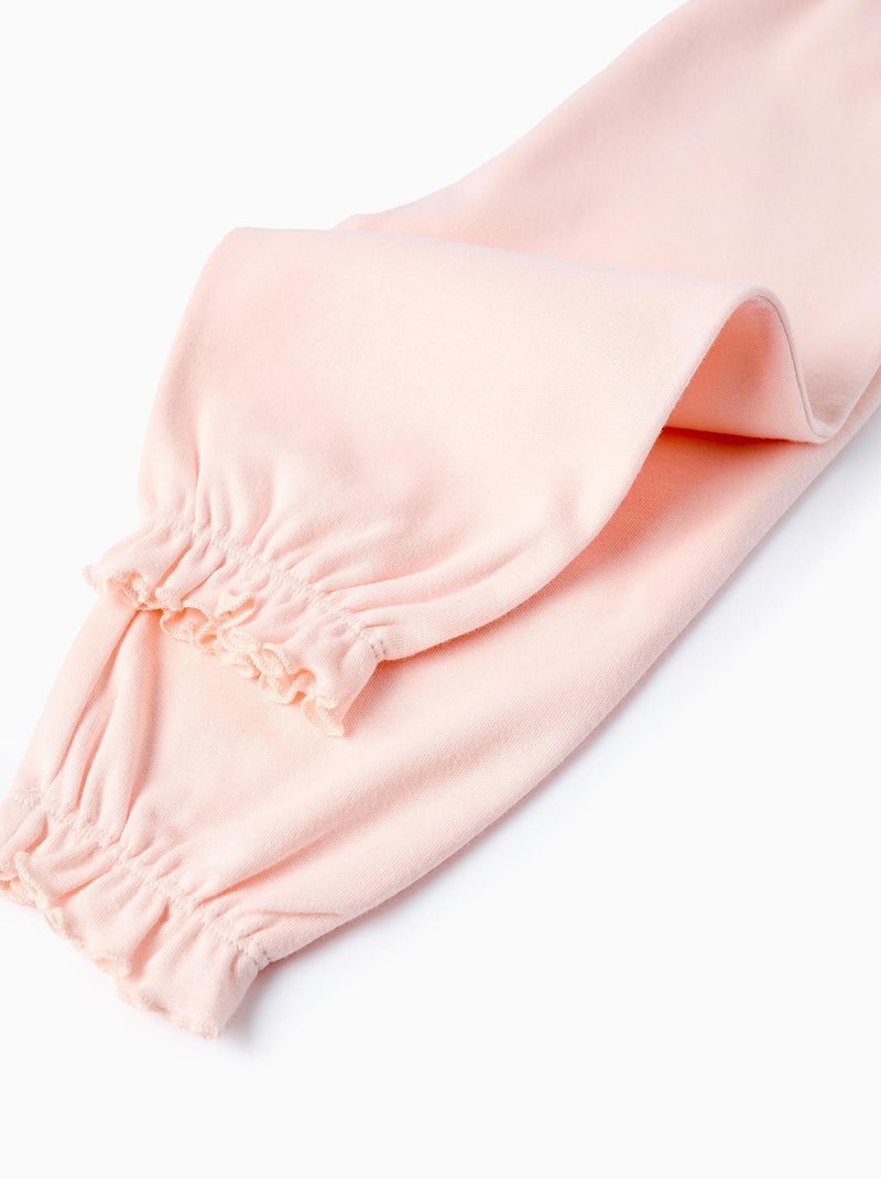 Pyjama 100% coton, avec volants, imprimé Tom & Jerry 0 Gris clair - Kiabi