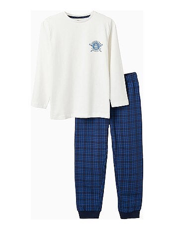 Pyjama 100% coton, écossais ALL STARS COLLEGE