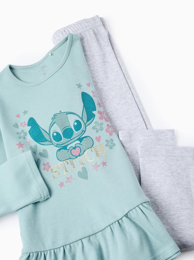 Pyjama 100% coton, Impression à points DISNEY CLASSICS Bleu clair - Kiabi