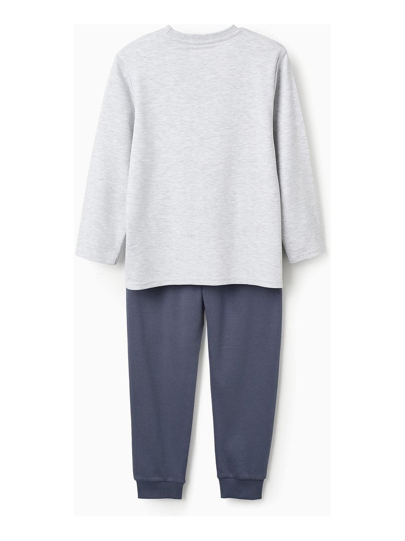 Pyjama 100% coton, imprimé Mickey MICKEY Gris clair - Kiabi