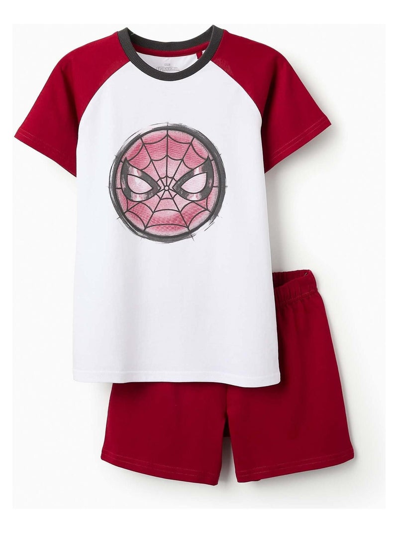Pyjama 100% coton, imprimé Spiderman MARVEL SPIDERMAN Blanc - Kiabi