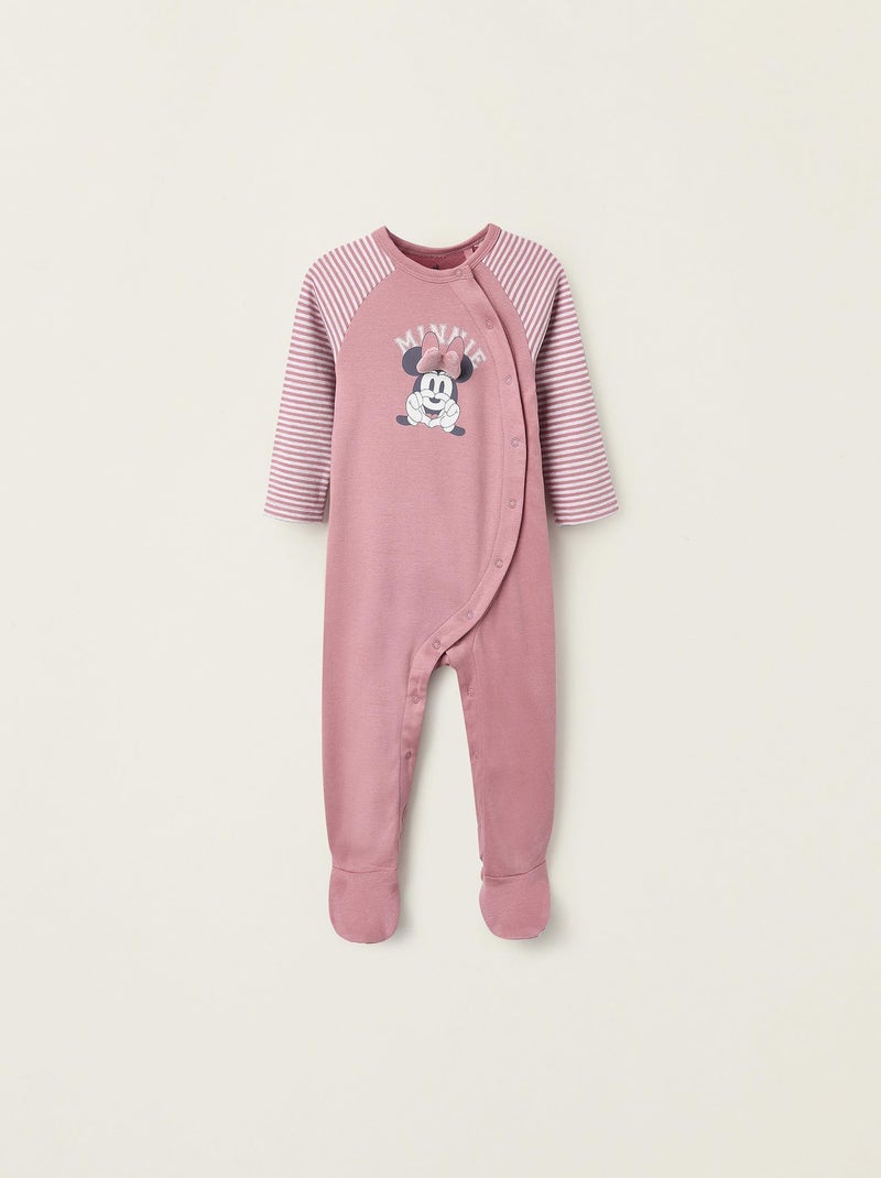 Pyjama 100 % coton, MINNIE Rose - Kiabi