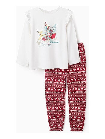 Pyjama 100% coton, thème Minnie/Noël MINNIE