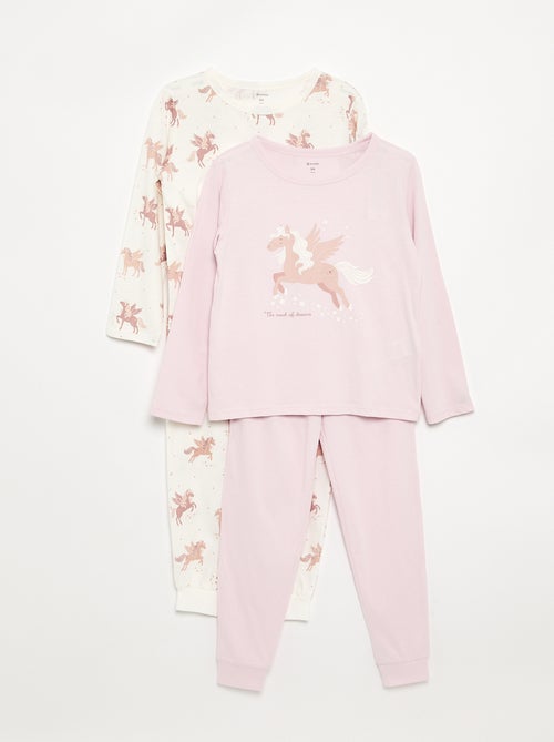Pyjama 2 pièces - Lot de 2 - Kiabi Pyjama 2 pièces - Lot de 2 - Kiabi