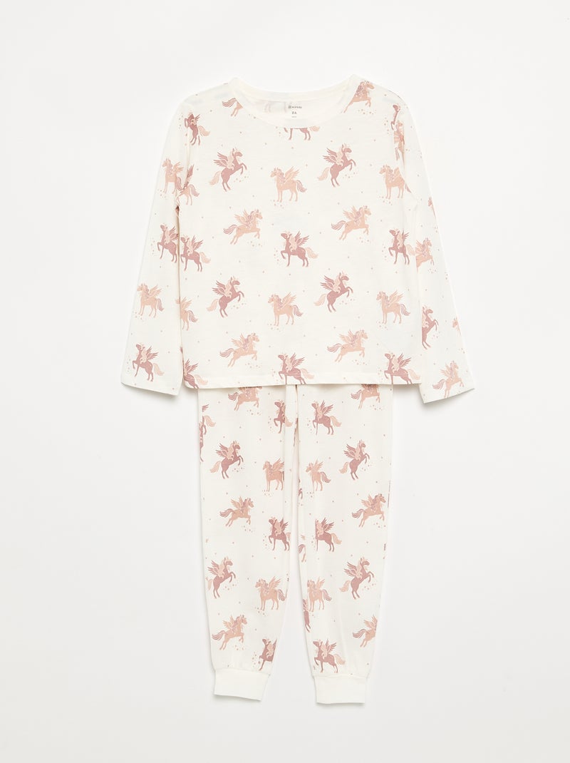 Pyjama 2 pièces - Lot de 2 Rose - Kiabi