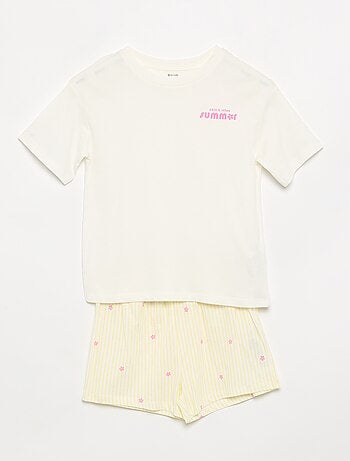 Pyjama 2 pièces - short + T-short