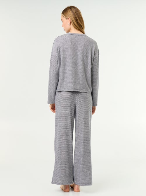 Pyjama 2 pièces - Sweat + pantalon - Kiabi