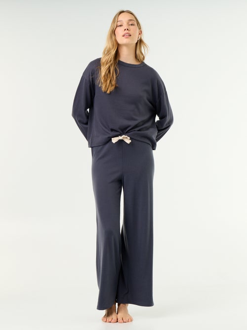 Pyjama 2 pièces - Sweat + pantalon - Kiabi