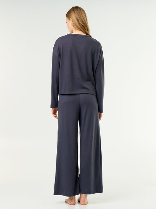 Pyjama 2 pièces - Sweat + pantalon - Kiabi