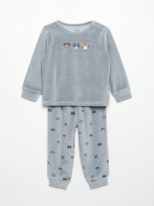 Pyjama 2 pièces - Sweat + pantalon - Kiabi Pyjama 2 pièces - Sweat + pantalon - Kiabi