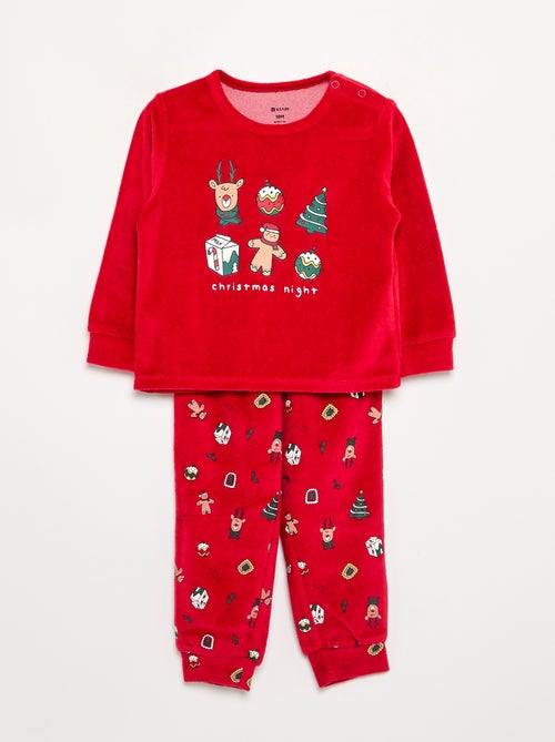 Pyjama 2 pièces - Sweat + pantalon - Kiabi