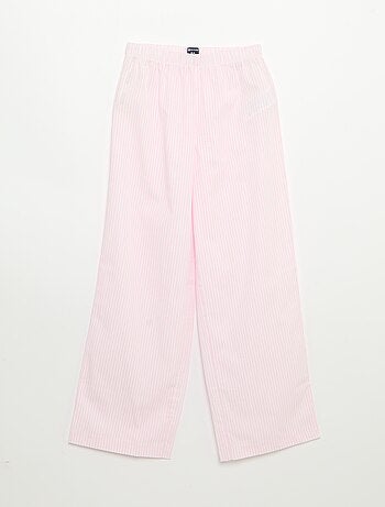Pyjama 2 pièces - T-shirt à manches courtes + pantalon rayé