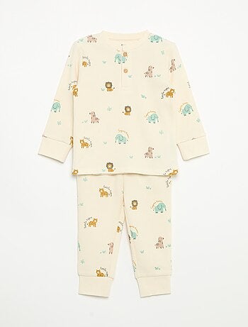 Pyjama 2 pièces - T-shirt à manches longues + pantalon